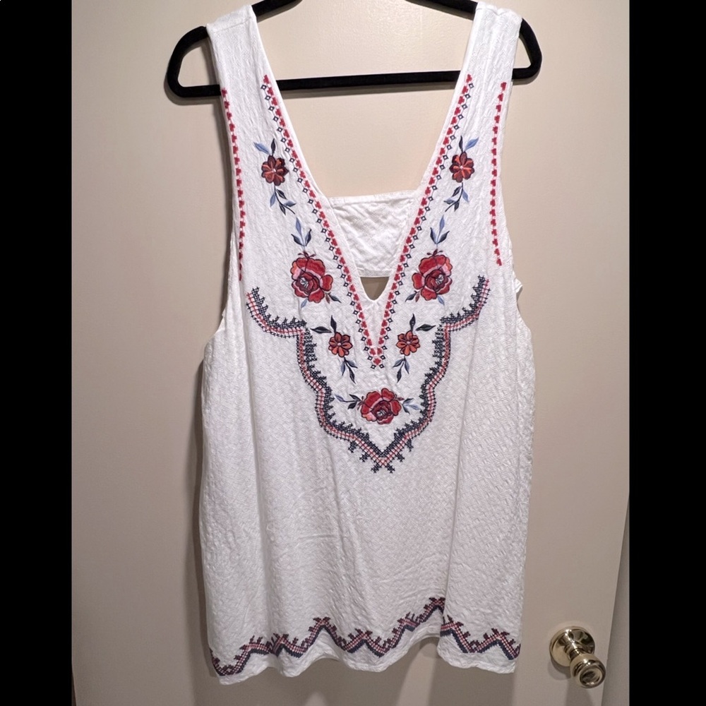 Xhilaration Cover Up Dress with Cut Outs and Tie Back